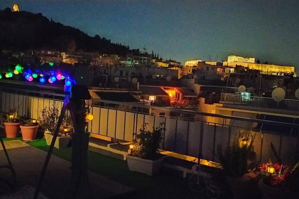 Rooftop Studio, Acropolis View! Aten Exteriör bild