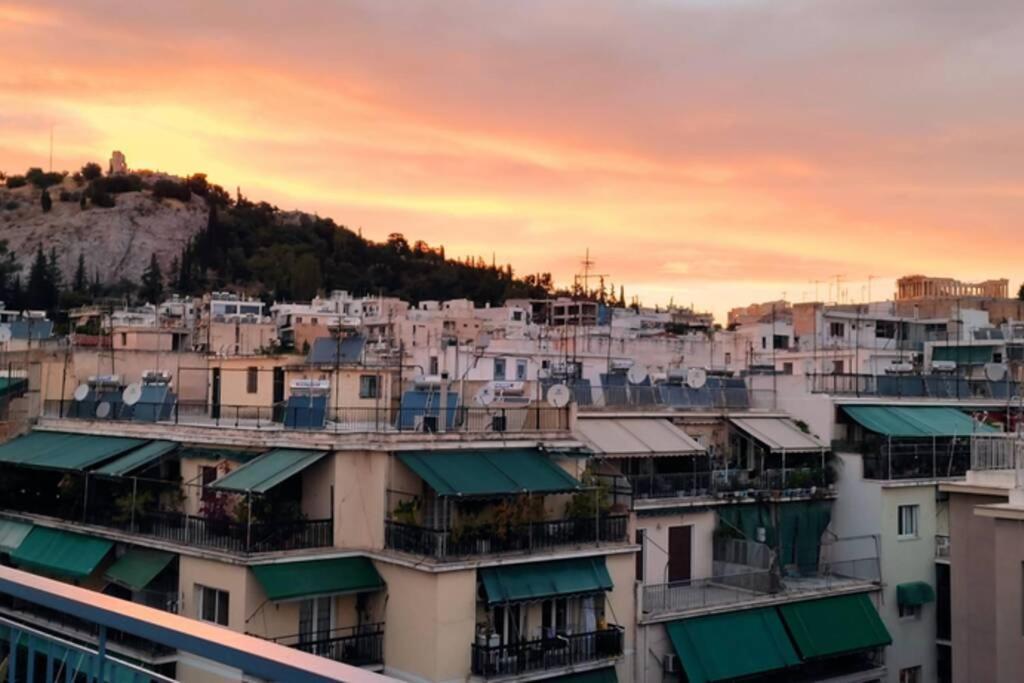 Rooftop Studio, Acropolis View! Aten Exteriör bild
