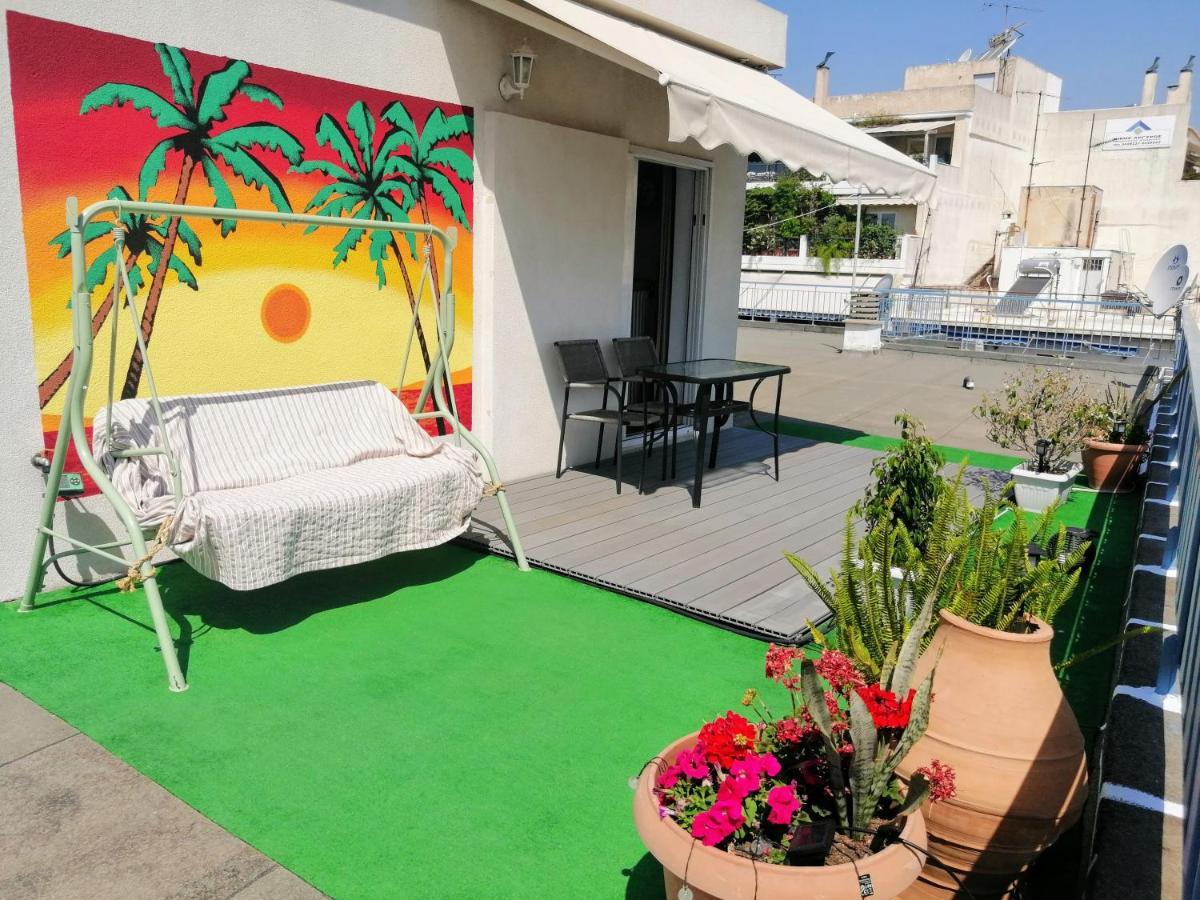 Rooftop Studio, Acropolis View! Aten Exteriör bild