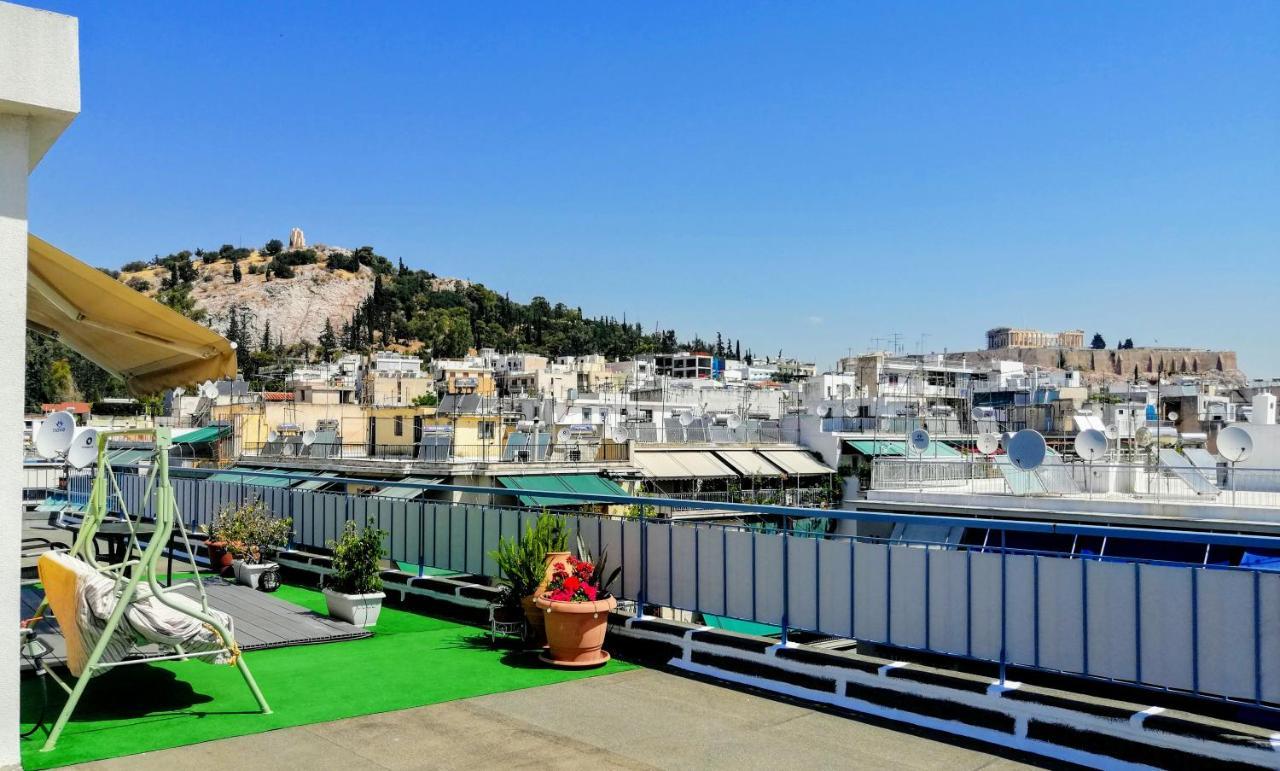 Rooftop Studio, Acropolis View! Aten Exteriör bild