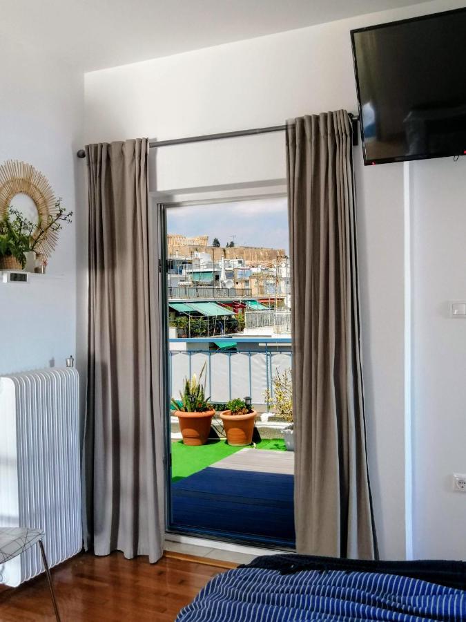 Rooftop Studio, Acropolis View! Aten Exteriör bild